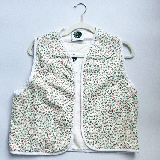 floral vest - small