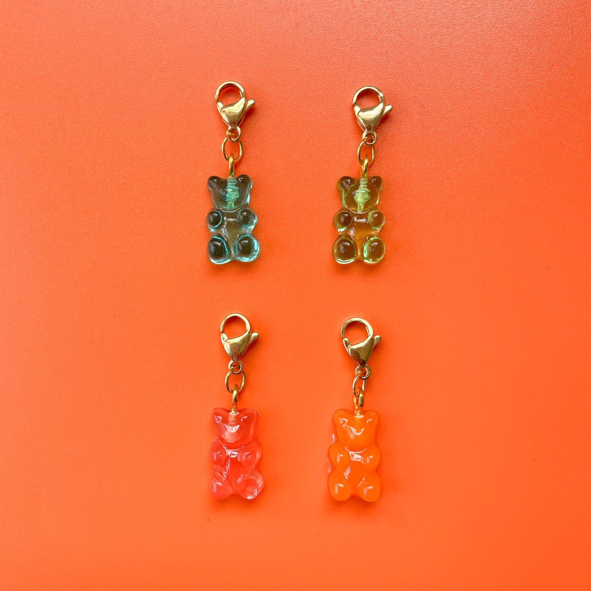 BBS gummy bear zipper pull