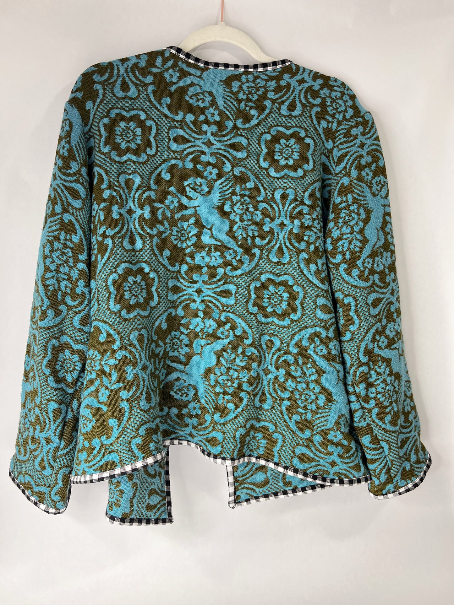 blue cherub cardigan jacket - small/medium