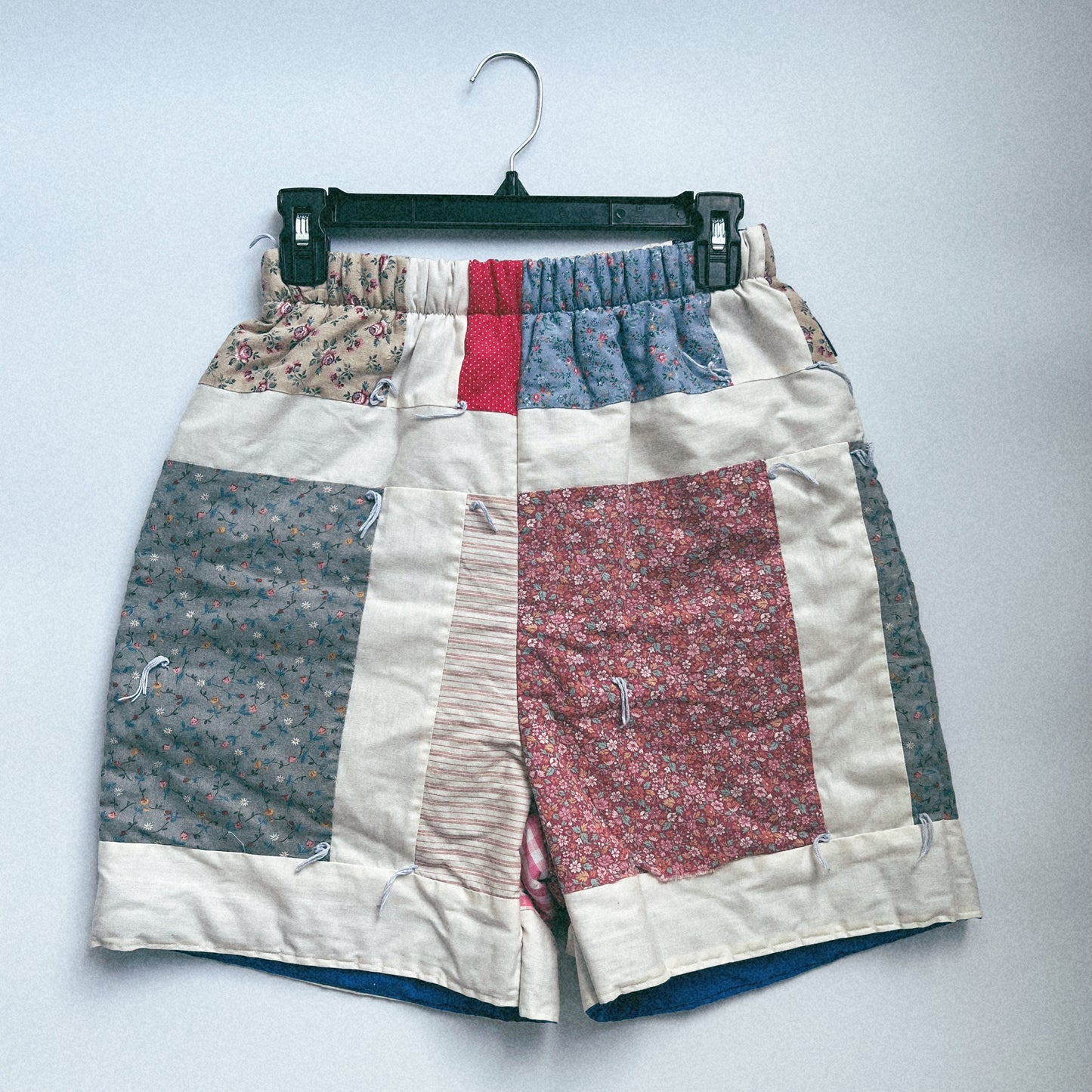 quilt shorts - small