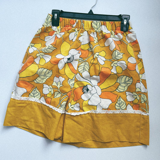 orange shorts - small