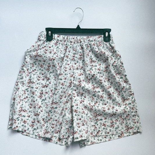 red floral shorts - extra large