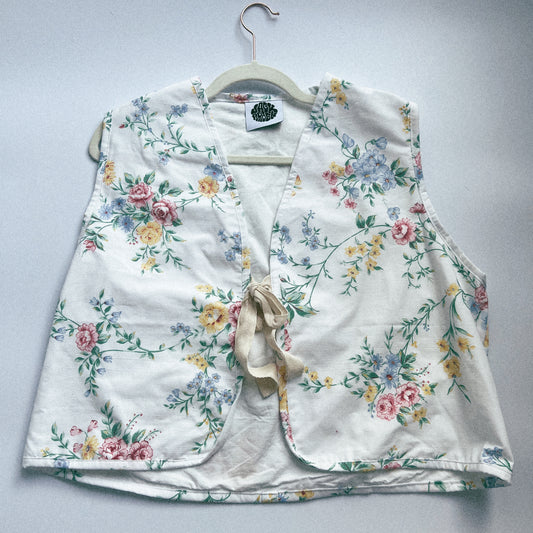 floral vest - large