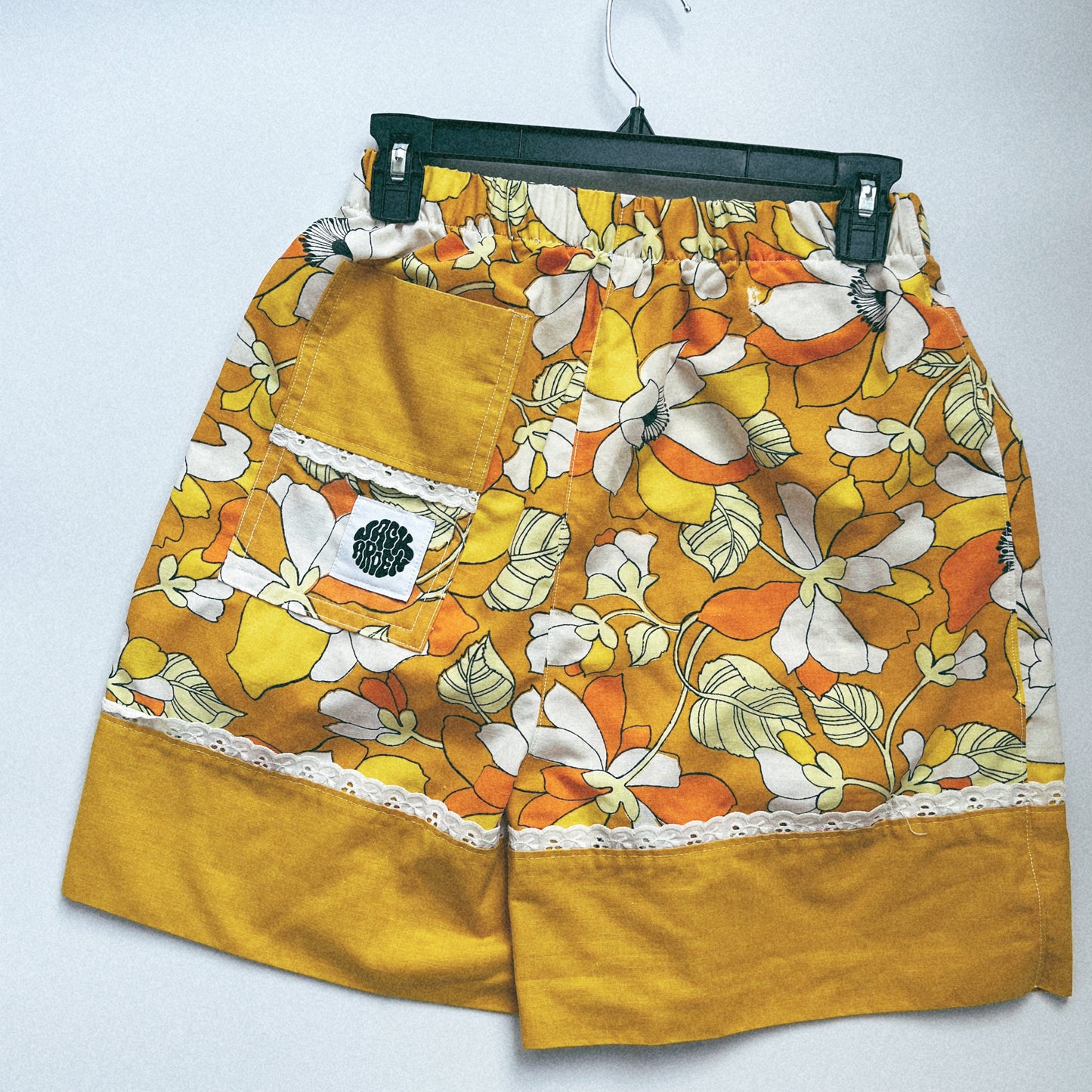 orange shorts - small